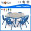 kindergarden furniture colourful kids furniture and children table and chair set toys