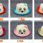 Cute Children's Kid Girl's Straw Fox Adorn Summer Sun Hat Travel Visor Cap
