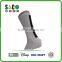 black english letter and well jacquard white nylon sports socks