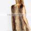 fashion Faux Fur Vest plus size girls faux fur vest