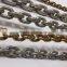 metal welded chain, zinc plated short link chain, standard DIN766 chain