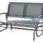 Outsunny 48" Outdoor Patio Swing Glider Bench Chair - Black