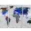 100% Handpainted Creative Modern Design Wall Art Decoratiion of Abstract House Painting