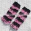 2016 Wholesale Price Little Girls Charming Lace Leg Warmer , New Kid Baby Ruffled Leg Warmer Satin Chevron Design