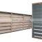 Non-conductive maintenance free discoloration resistant frp louver boards