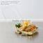 Clear Hinged BOPS Plastic Food Service Box Multi Compartment Clamshell Food Container