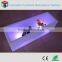 Party events use led rectangle ice bucket with 16 color changing