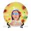 customized 3D sublimation ceramic plate art paintings on desk