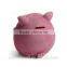 Money boxes wholesale animal shape pink owl piggy banks