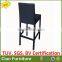 modern outdoor wicker synthetic rattan bar stool high chair