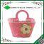 Wholesale yellow beach wheat straw bag