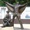 theme park bronze art foundry metal craft life size elvis statue