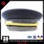 Custom fashion high quality navy military officer caps for sale