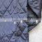 European style Diamond stitching cotton padding quilted Bomber jacket