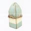 2017 everyday 3-3/8''x3-3/8''x7-7/8'' blue and white wooden hanging plaque buoy decoration