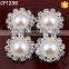 20mm Factory wholesale alloy pearl buckle for flower