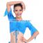 Half sleeve girl crop top for dance JYS10