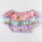Newborn Baby Diaper Cover Pants Peach Gold polka dot Baby Bloomer
