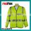 waterproof safety polyester vest with long sleeves