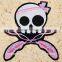 Custom high quality embroidered creative skulls patch for clothes embroidery patch made in china choose size/color