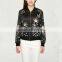 Wholesale ladies satin bomber jacket woman winter jacket custom bomber jacket