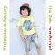 Short sleeve wholesale baby clothes korea