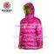 woman 100% nylon shiny goose down jacket