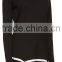 High Quality Wool Blended Crew Neck Heart Cut-Out Black Pullover for Women