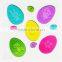 DIY sticky gel window decoration Happy Easter window sticker