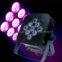 9pcs 3W High Brightness Tri-color LED Flat Par / LED Par / LED DMX Par