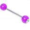 Crystalline Gem Magenta Magic Barbell Tongue Ring