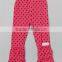 remake lovely double ruffle polka dot pants for baby girls high quality girls cotton long pants