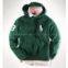 men classic-fitting long-sleeved hooded sweatshirt, green,size L
