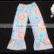 2016 polka dots capris girls 3/4 pants new pants design for girl baby icing ruffle pants