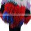 YRFUR YR011 Multi color Latest Fashion Style Top Quality Mongolia Fur Jacket Chic Block Tibet Lamb Fur Garment
