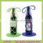 New design collapsible picnic silicone wine bottle basket
