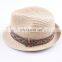 TOROS customized logo fashion panama straw hat sun hat wholesale men fedora hat
