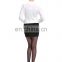 High Quality Slim Fit Single Button Polyester Spandex ODM OEM 2 Pieces Hot Long Sleeve Ladies Latest Office Uniform Design Suits