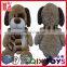 Yangzhou custom best handmade doll toys sitting stuffed dog japanese plush animals for baby kids toy