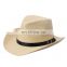 Custom straw cowboy hat for men