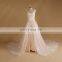 Keyhole Back Beaded Lace Mermaid Wedding Dress 2017 With Detachable Skirt