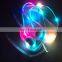 for gym shoes and sneaker multi-color shoes laces light flash RGB LED shoelaces