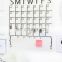 Wholesale acrylic wall mount perpetual calendar with printing,magnet advent calendar for display