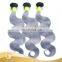 New Arrival!! Grey Blue 12"-26" Virgin Brazilian Hair Extension On Sale