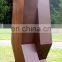 Library Decoration Corten Steel Sculpture