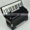 Black Color 7/3 Register Three Reeds 37key 96 Bass Piano Accordion