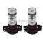 2x H16 5202 PS24WFF 14000K Purple 100W LED Headlight Bulbs Kit Fog Light US