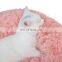Manufacturers Price pet supplies autumn and winter thick fluffy round pet bed cat dog nest bed