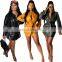 Women Long Sleeve Faux Leather Jackets Tie Belt Waist Streetwear Coats Ladies Fashion PU Shirt Jacket