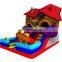 The Robot cartoon theme slide  inflatable fun city for kids